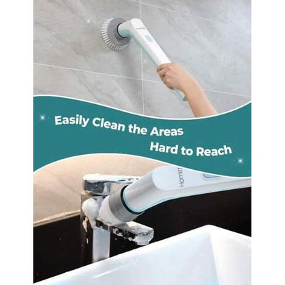 HOMITT Cordless Power Scrubber Electric with 3 Cleaning Brush Heads DailySale