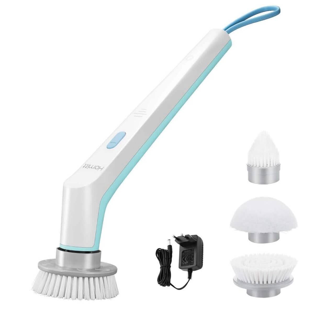 HOMITT Cordless Power Scrubber Electric with 3 Cleaning Brush Heads DailySale
