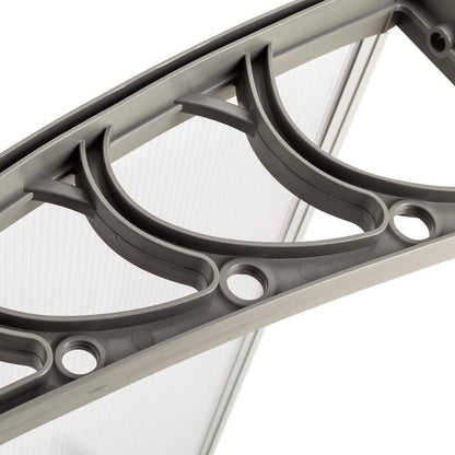 Hommoo 40"x 40" Polycarbonate Window Door Awning DailySale