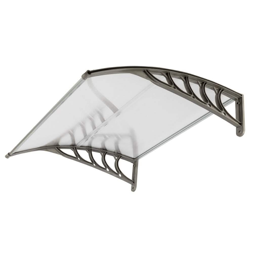 Hommoo 40"x 40" Polycarbonate Window Door Awning DailySale