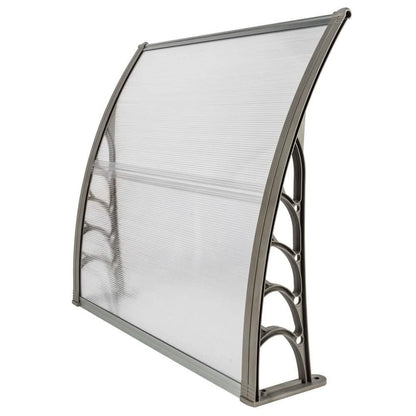 Hommoo 40"x 40" Polycarbonate Window Door Awning DailySale