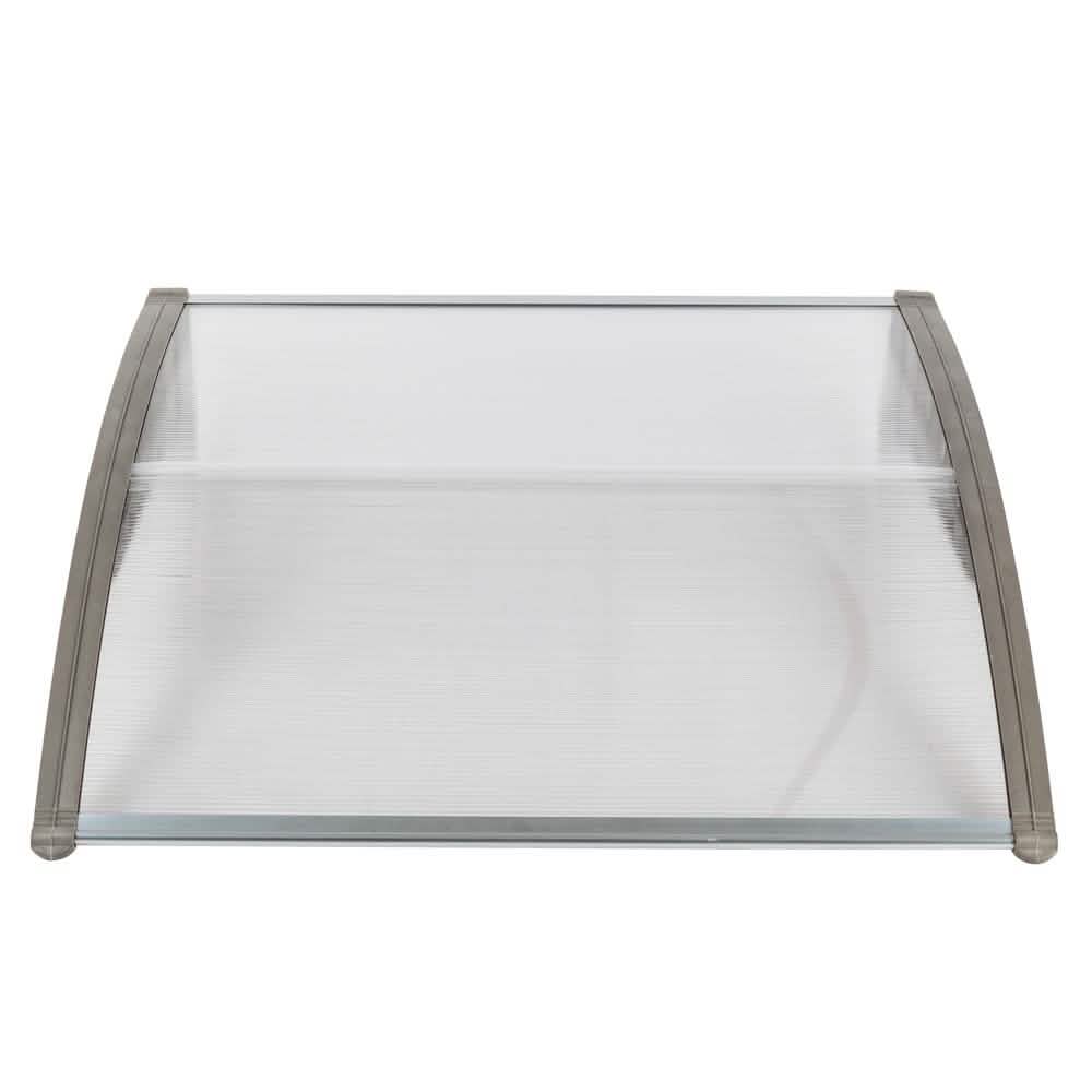 Hommoo 40"x 40" Polycarbonate Window Door Awning DailySale