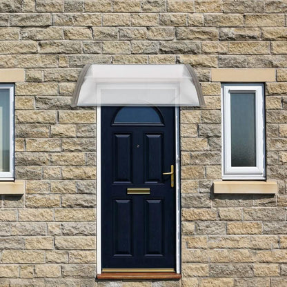 Hommoo 40"x 40" Polycarbonate Window Door Awning DailySale
