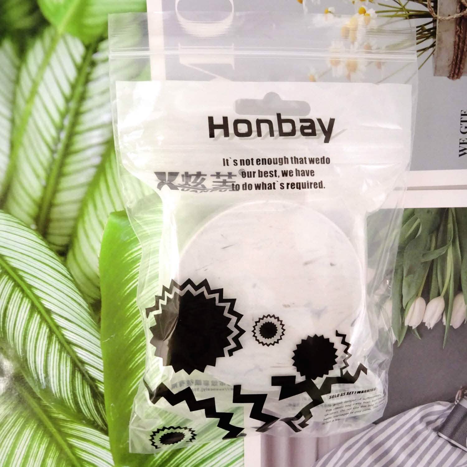 Honbay Fashion Marble Contact Lens Case with Mirror DailySale