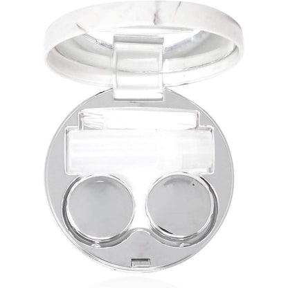 Honbay Fashion Marble Contact Lens Case with Mirror DailySale