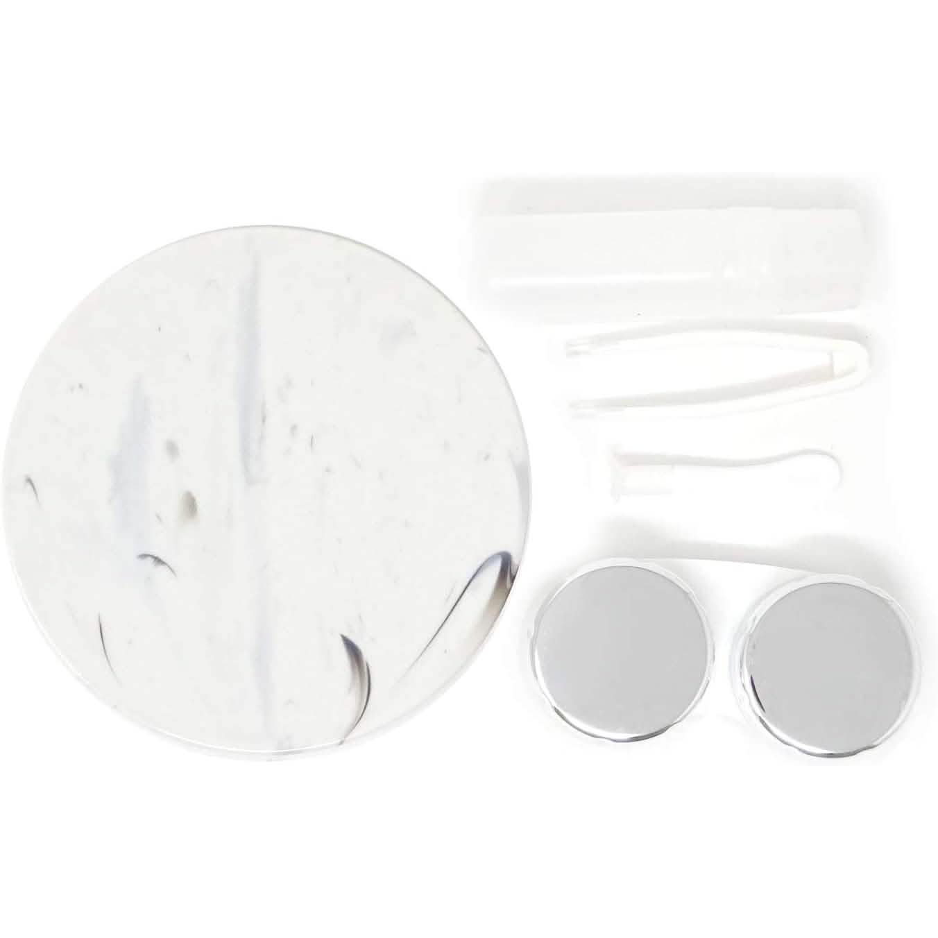 Honbay Fashion Marble Contact Lens Case with Mirror DailySale
