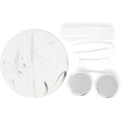 Honbay Fashion Marble Contact Lens Case with Mirror DailySale