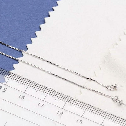 Hongye Big Natural Pearls Ear Line Super Long 925 Silver Drop Earrings DailySale