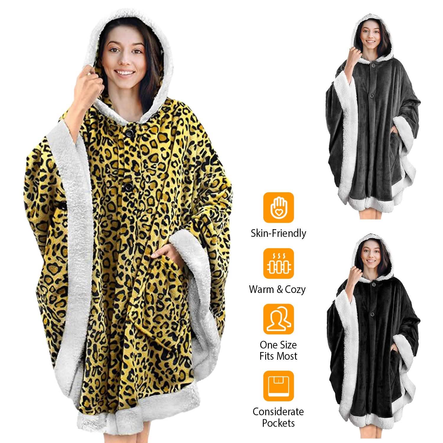 Hoodie Blanket Snuggle Robe DailySale