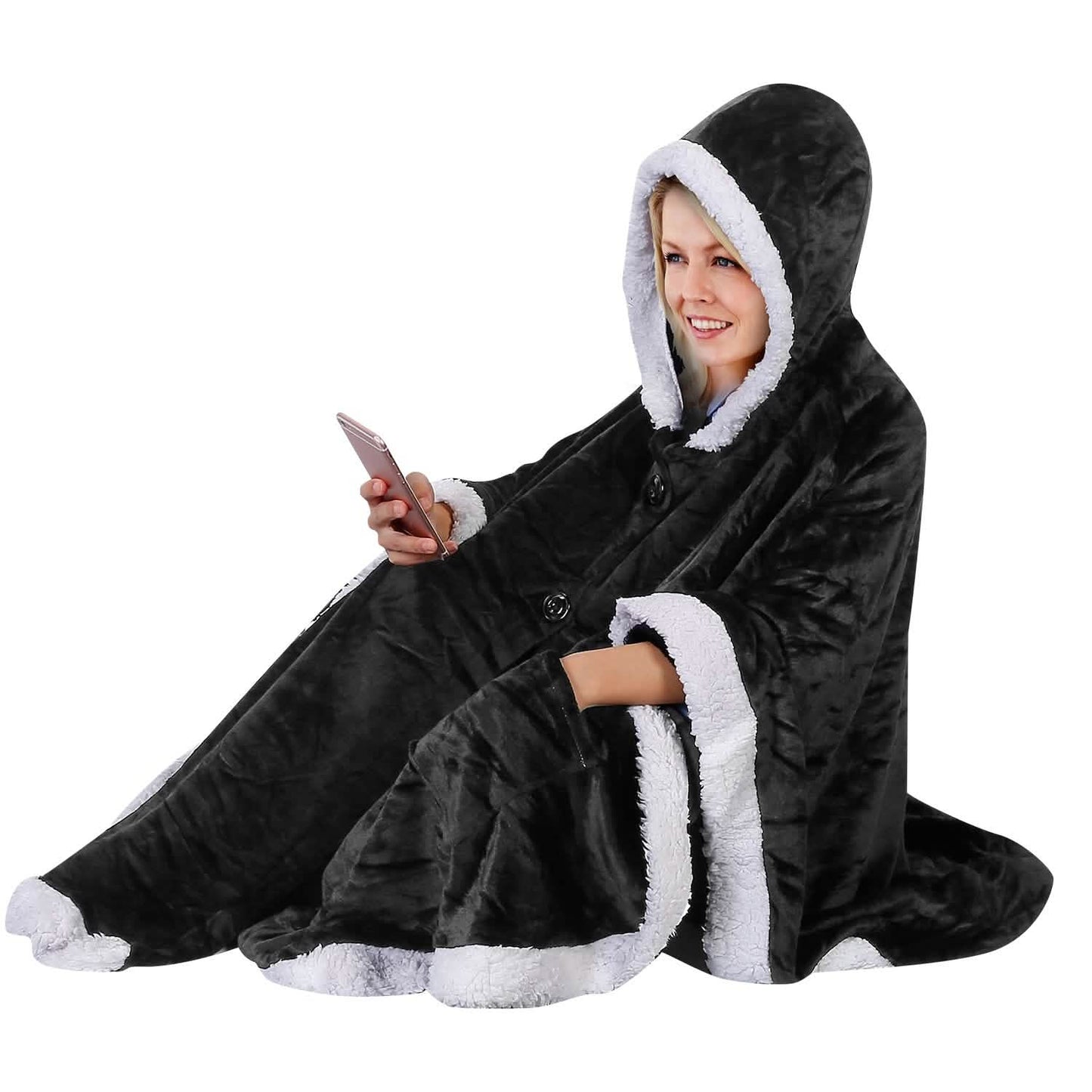 Hoodie Blanket Snuggle Robe DailySale