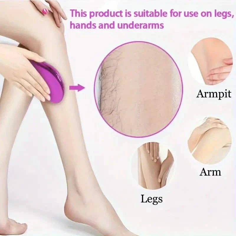 Hot Crystal Physical Hair Removal Eraser Glass Hair Remover Painless Epilator DailySale