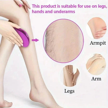 Hot Crystal Physical Hair Removal Eraser Glass Hair Remover Painless Epilator DailySale