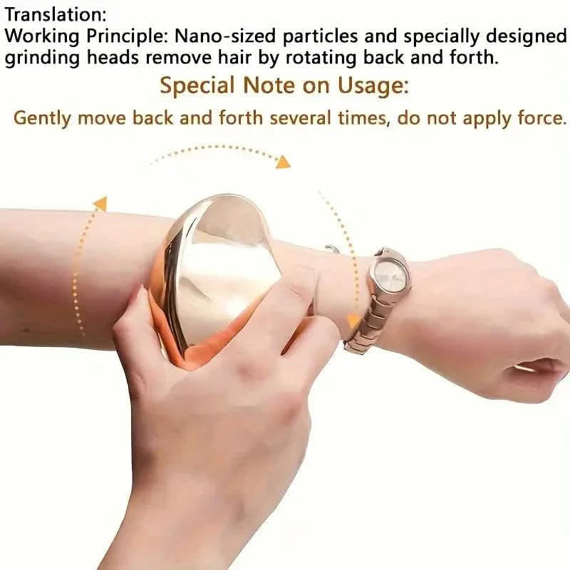 Hot Crystal Physical Hair Removal Eraser Glass Hair Remover Painless Epilator DailySale