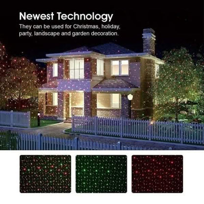 Hot Outdoor Indoor Waterproof Green & Red Laser Projector Light DailySale