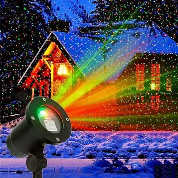 Hot Outdoor Indoor Waterproof Green & Red Laser Projector Light DailySale