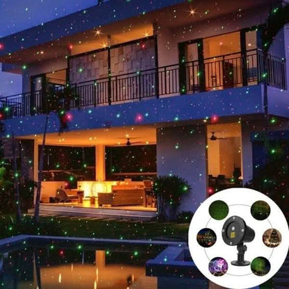 Hot Outdoor Indoor Waterproof Green & Red Laser Projector Light DailySale
