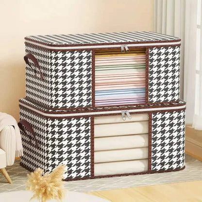 Houndstooth Large Storage Bag DailySale