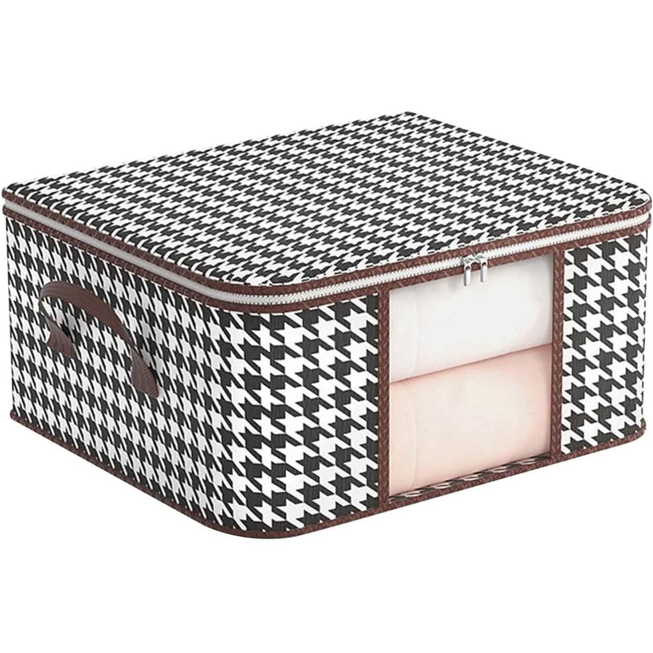 Houndstooth Large Storage Bag DailySale