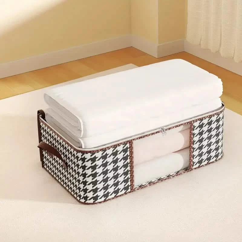 Houndstooth Large Storage Bag DailySale
