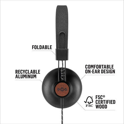 House of Marley Positive Vibration 2 Over-Ear Wired Headphones DailySale