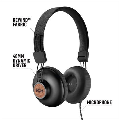 House of Marley Positive Vibration 2 Over-Ear Wired Headphones DailySale