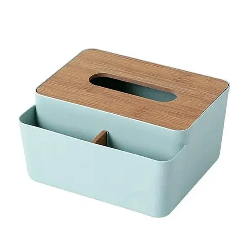 Household Simple Wood Grain Paper Box DailySale