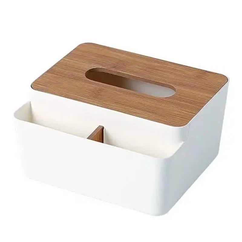 Household Simple Wood Grain Paper Box DailySale
