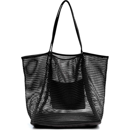 HOXIS Mesh Beach Tote Women's Shoulder Bag DailySale