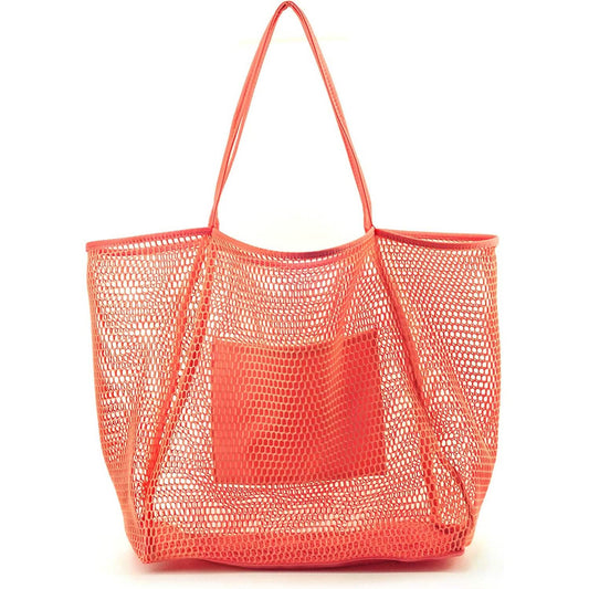 HOXIS Mesh Beach Tote Women's Shoulder Bag DailySale