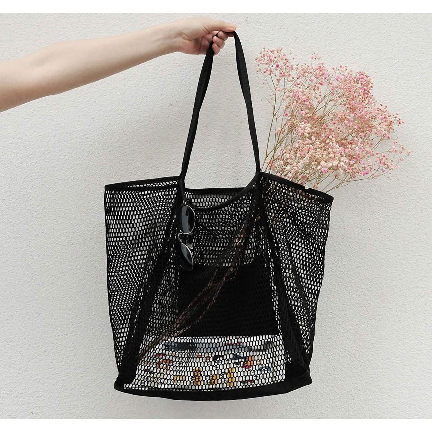HOXIS Mesh Beach Tote Women's Shoulder Bag DailySale