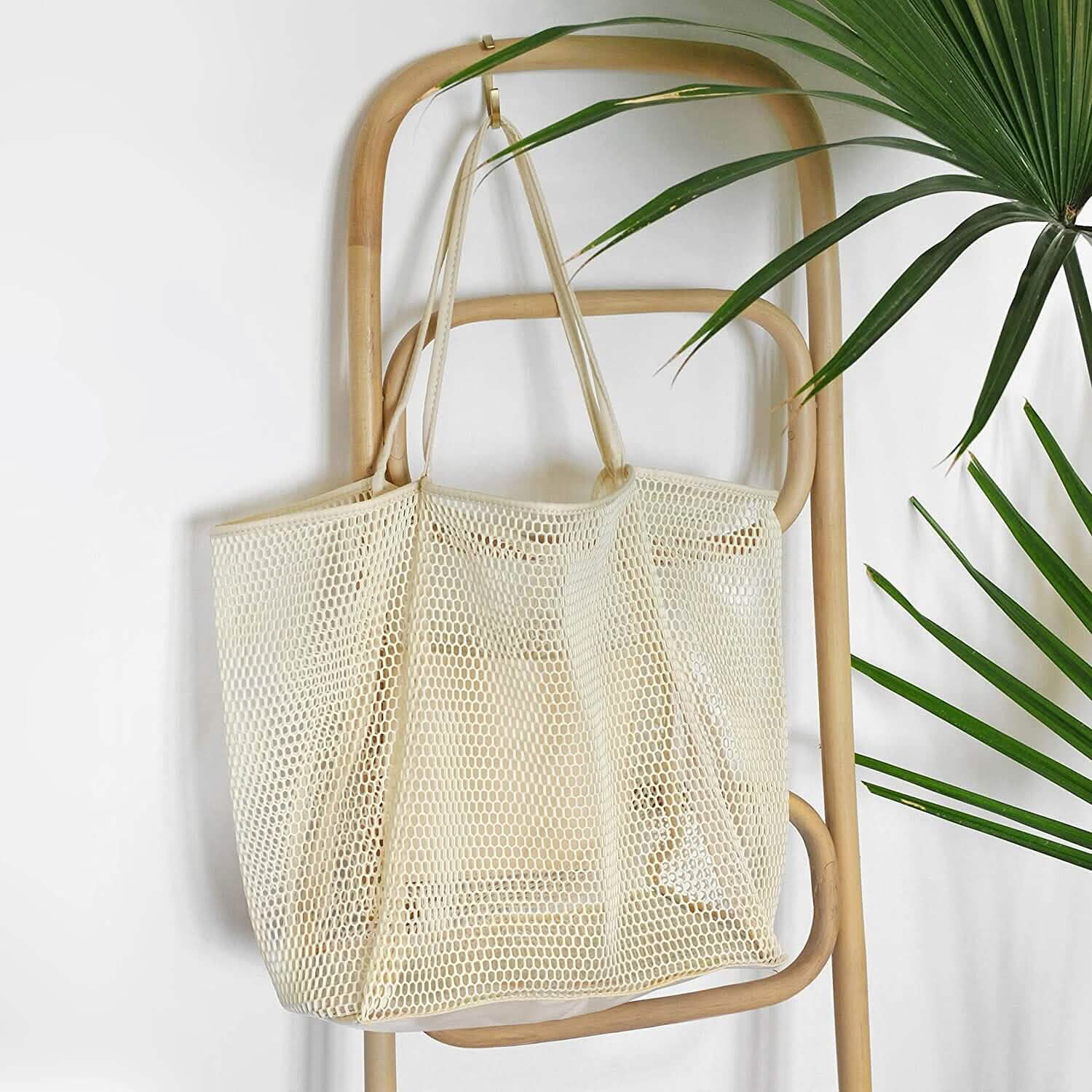 HOXIS Mesh Beach Tote Women's Shoulder Bag DailySale