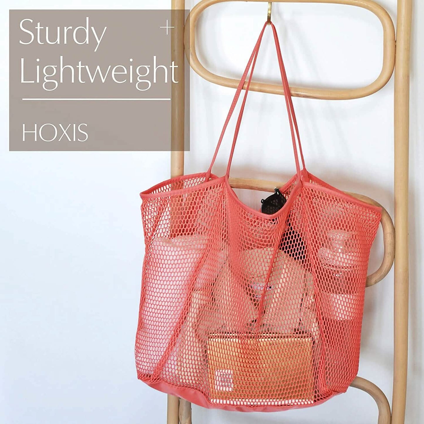 HOXIS Mesh Beach Tote Women's Shoulder Bag DailySale