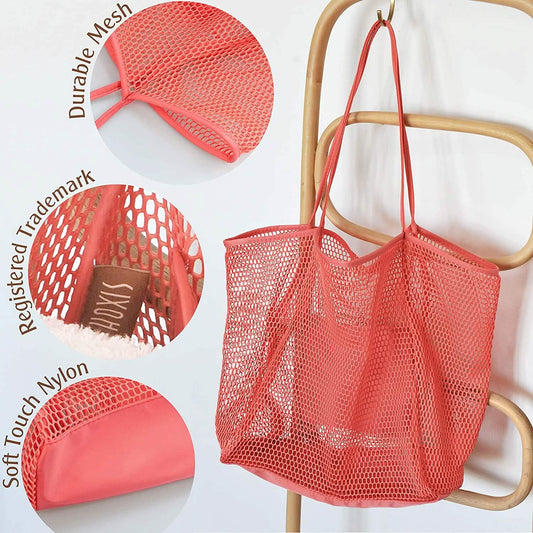 HOXIS Mesh Beach Tote Women's Shoulder Bag DailySale