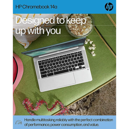HP 14a-na0220nr, 14" HD Chromebook Intel Celeron N4120, 4GB RAM, 64GB eMMC (Refurbished) DailySale