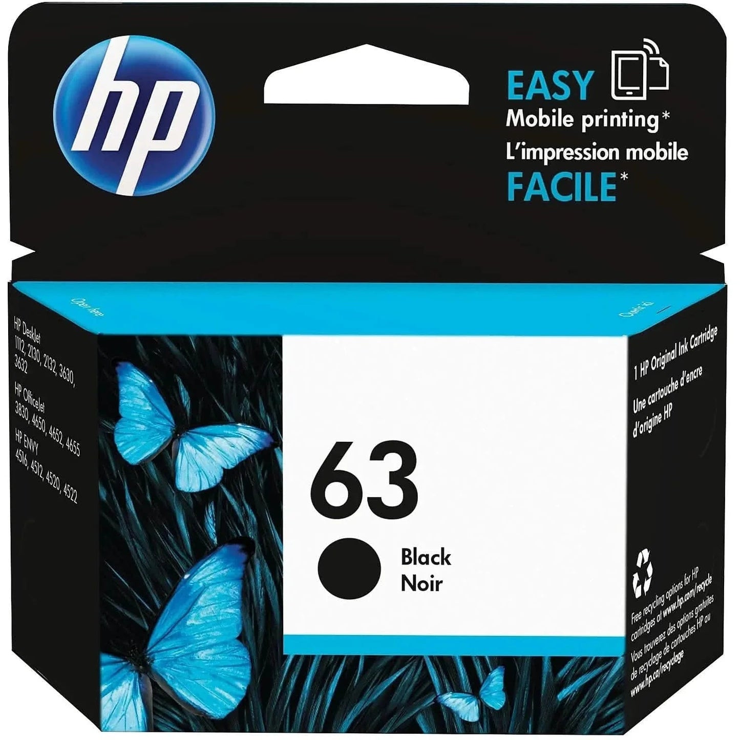 HP 63 Original Ink Cartridge F6U61AN F6U62AN DailySale