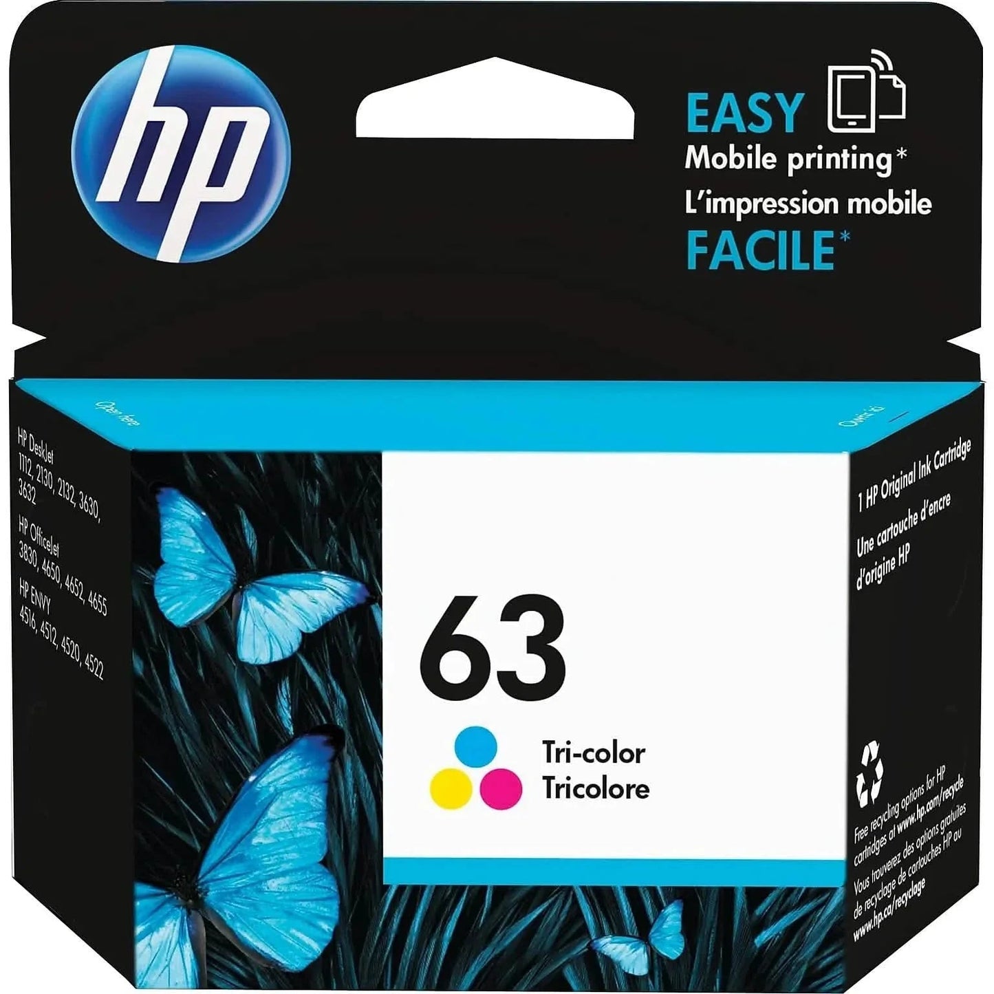 HP 63 Original Ink Cartridge F6U61AN F6U62AN DailySale