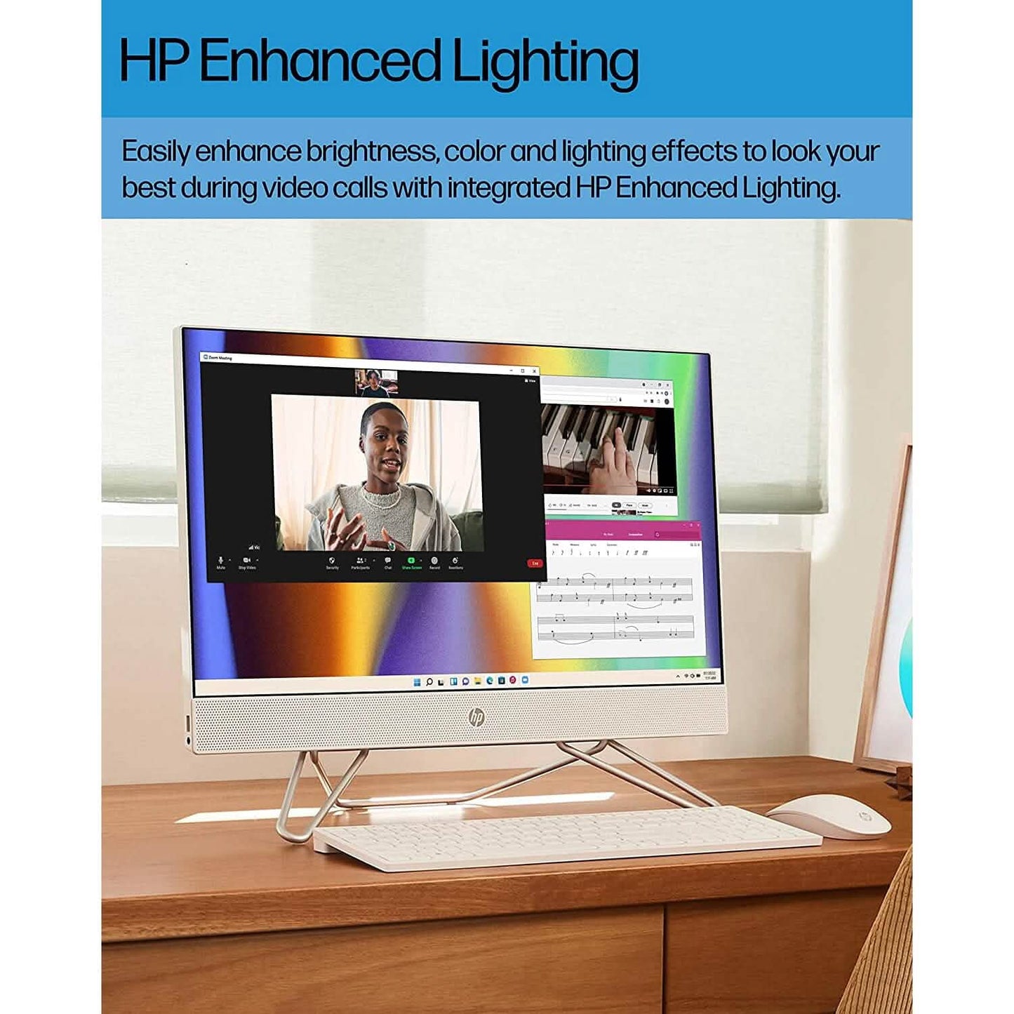 HP All-in-One Bundle PC, 23.8" FHD Touchscreen Display, Intel Core i5-1235U 8GB RAM 512GB SSD (Refurbished) DailySale