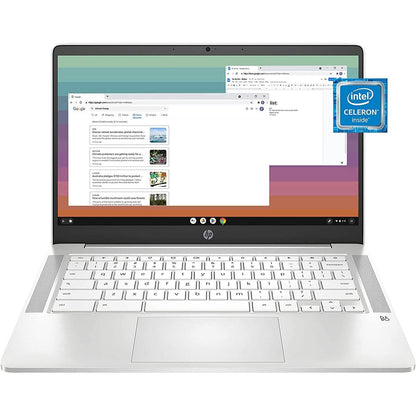 HP Chromebook 14" Laptop Intel Celeron N4120 Processor 4GB RAM 64GB SSD (Refurbished) DailySale