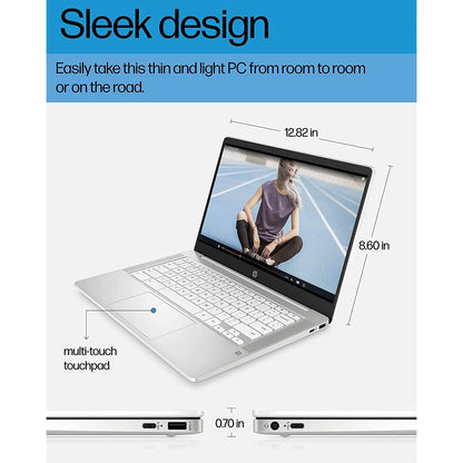 HP Chromebook 14" Laptop Intel Celeron N4120 Processor 4GB RAM 64GB SSD (Refurbished) DailySale