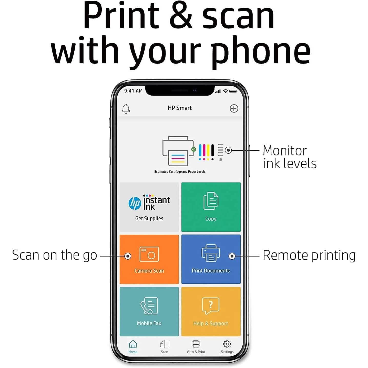 HP DeskJet 3755 Compact All-in-One Wireless Printer (Refurbished) DailySale