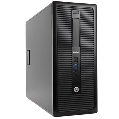 HP EliteDesk 800 G1 PC Windows 10 with 22" Widescreen Monitor (Refurbished) DailySale