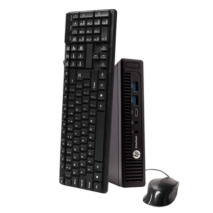 HP EliteDesk 800G1 Tiny Form Factor Computer PC 240GB SSD Windows 10 Professional (Refurbished) DailySale