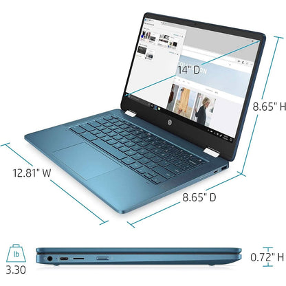 HP Laptop X360 14a Chromebook 14" HD Touchscreen (Refurbished) DailySale