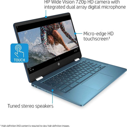 HP Laptop X360 14a Chromebook 14" HD Touchscreen (Refurbished) DailySale