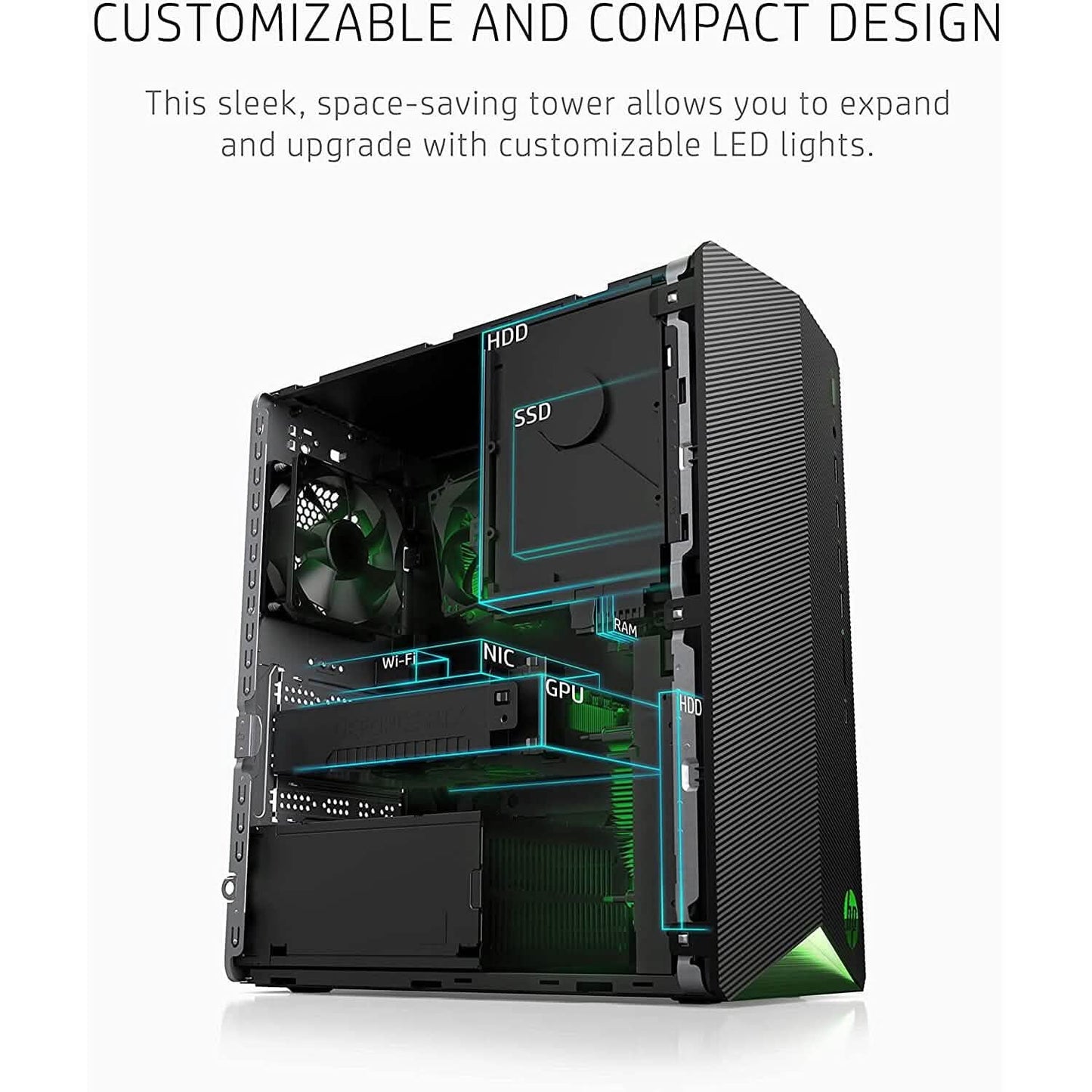 HP Pavilion Gaming PC AMD Ryzen 3 5300G Processor 8GB RAM 256GB SSD (Refurbished) DailySale