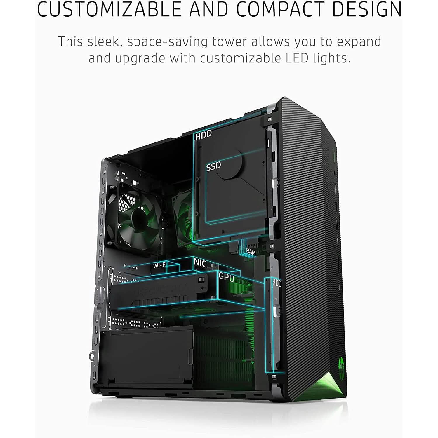 HP Pavilion Gaming PC AMD Ryzen 3 5300G Processor 8GB RAM 256GB SSD (Refurbished) DailySale