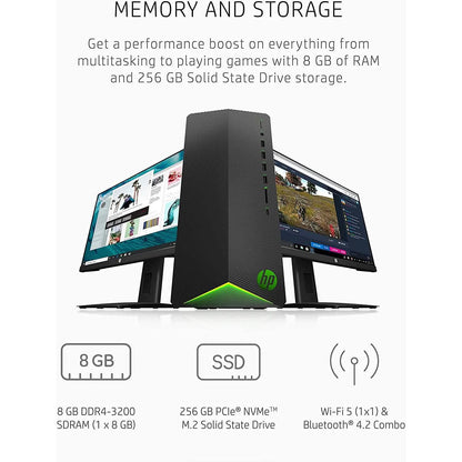HP Pavilion Gaming PC AMD Ryzen 3 5300G Processor 8GB RAM 256GB SSD (Refurbished) DailySale
