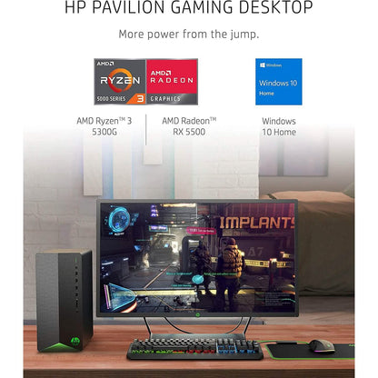 HP Pavilion Gaming PC AMD Ryzen 3 5300G Processor 8GB RAM 256GB SSD (Refurbished) DailySale