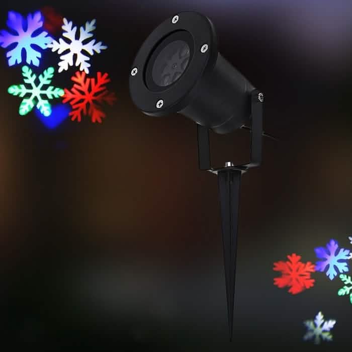 LED Christmas Moving Snowflake Lights Show Laser Projector DailySale