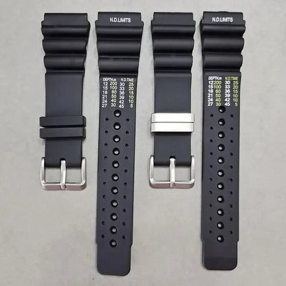 Huawei Watch & Watch GT Dive-Style Silicone Band, 3 Keeper Options BandsCo Straps